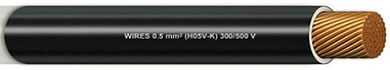 Flexiable single core insulated PVC 300-500V 70C