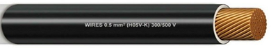 Flexiable single core insulated PVC 300-500V 90C
